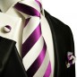 Preview: pink weisse Krawatte