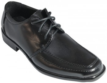 Kinderschuhe festlich schwarz Schnürschuhe Jungen Anzug Schuhe