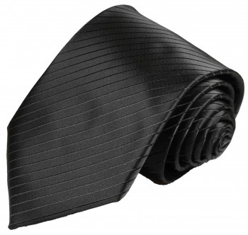 Paul Malone tie black necktie solid v21