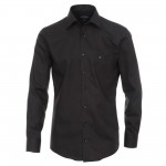 Casa Moda Modern Fit Herren Hemd schwarz | tailliertes Herrenhemd HL51