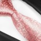 Preview: pink floral Krawatte Seide
