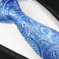 Preview: blau paisley Krawatte