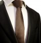 Preview: schmale braune Krawatte