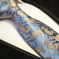 Preview: blau goldene Krawatte