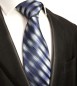 Preview: Krawatte blau gestreift 395