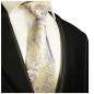 Preview: Krawatte gelb brokat floral 489