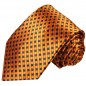 Preview: Extra lange Krawatte 165cm - Krawatte bronze orange