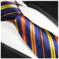 Preview: orange-blau-gestreifte-Krawatte-332