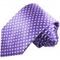 Preview: Krawatte lila violett gepunktet Seide