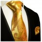 Preview: Krawatte gold paisley 517