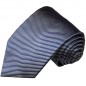 Preview: Extra lange Krawatte 165cm - Krawatte Überlänge - blau gestreift