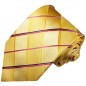 Preview: Krawatte gelb rot gestreift 538