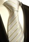 Preview: Extra lange Krawatte 165cm - Krawatte Überlänge - blau gold gestreift