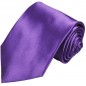 Preview: Extra lange Krawatte 165cm - Krawatte Überlänge - lila uni