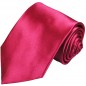 Preview: Krawatte pink beere uni satin Seide