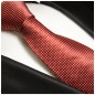 Preview: weinrote Krawatte Seide pink gepunktet