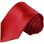 Preview: Extra lange Krawatte 165cm - Krawatte Überlänge - rot uni