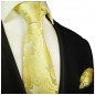 Preview: Krawatte gelb paisley 2107