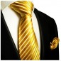 Preview: Goldene Krawatte gestreift