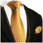 Preview: Krawatte gold gestreift 760
