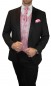 Preview: Hochzeitsweste pink paisley mit Hochzeitsanzug v94