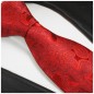 Preview: Krawatte rot paisley floral brokat Seide