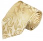 Preview: Hochzeitsweste mit Krawatte creme gold floral