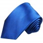 Preview: Krawatte blau satin einfarbig 905