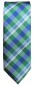 Preview: blau grünes krawatten set 2tlg