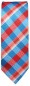 Preview: blau rot krawatten set 2tlg