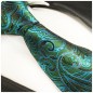 Preview: Krawatte türkis grün paisley 2008