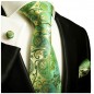 Preview: Krawatte grün gold