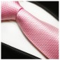 Preview: Krawatte pink uni einfarbig Seide