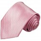 Preview: Krawatte pink uni einfarbig 100% Seide