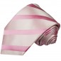 Preview: Krawatte rosa pink gestreift Seide