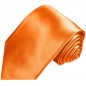 Preview: Krawatte orange uni satin Seide