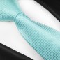 Preview: türkis karierte Krawatte