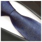 Preview: Paul Malone Krawatte blau floral v8