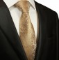 Preview: Krawatte braun barock Seide