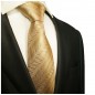 Preview: Extra lange Krawatte 165cm - gold