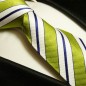 Preview: grünes Krawatten Set 3tlg