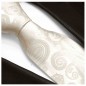 Preview: Paisley Hochzeitskrawatte -ivory Krawatte für Männer
