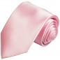 Preview: Extra lange Krawatte 165cm - Krawatte pink uni satin