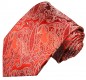 Preview: Krawatte rot silber paisley Seide
