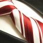 Preview: rotes Krawatten Set 3tlg