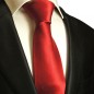 Preview: Rote uni Krawatte Seide