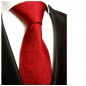 Preview: rote uni paisley Krawatte Seide