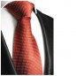 Preview: Rote Krawatte Seide gepunktet