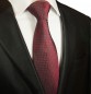 Preview: Krawatte rot blau 100% Seide gepunktet 2040