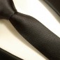 Preview: schmale anthrazite Krawatte